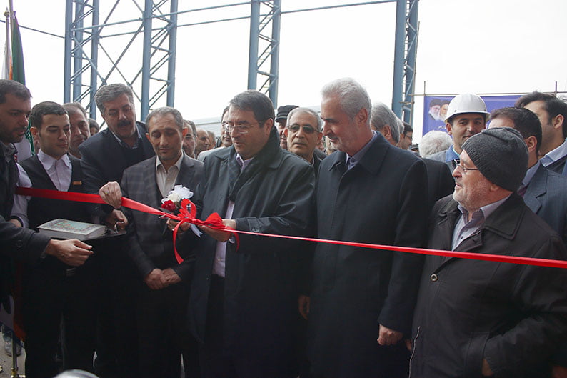 گزارش تصویری از آیین افتتاح فاز نخست کارخانه ذوب نورد توانا رام