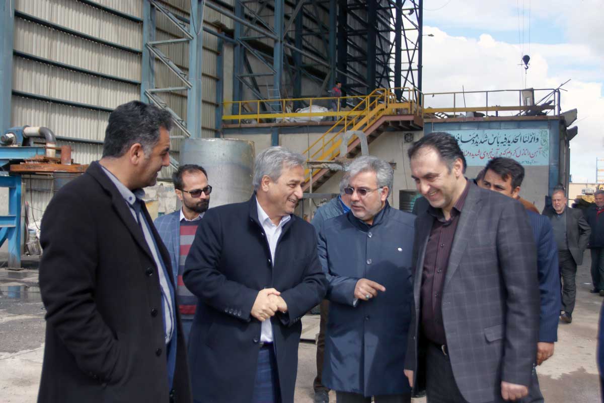 گزارش تصویری بازدید فرماندار تبریز از واحد های تولیدی گروه صنعتی پارس ساختار