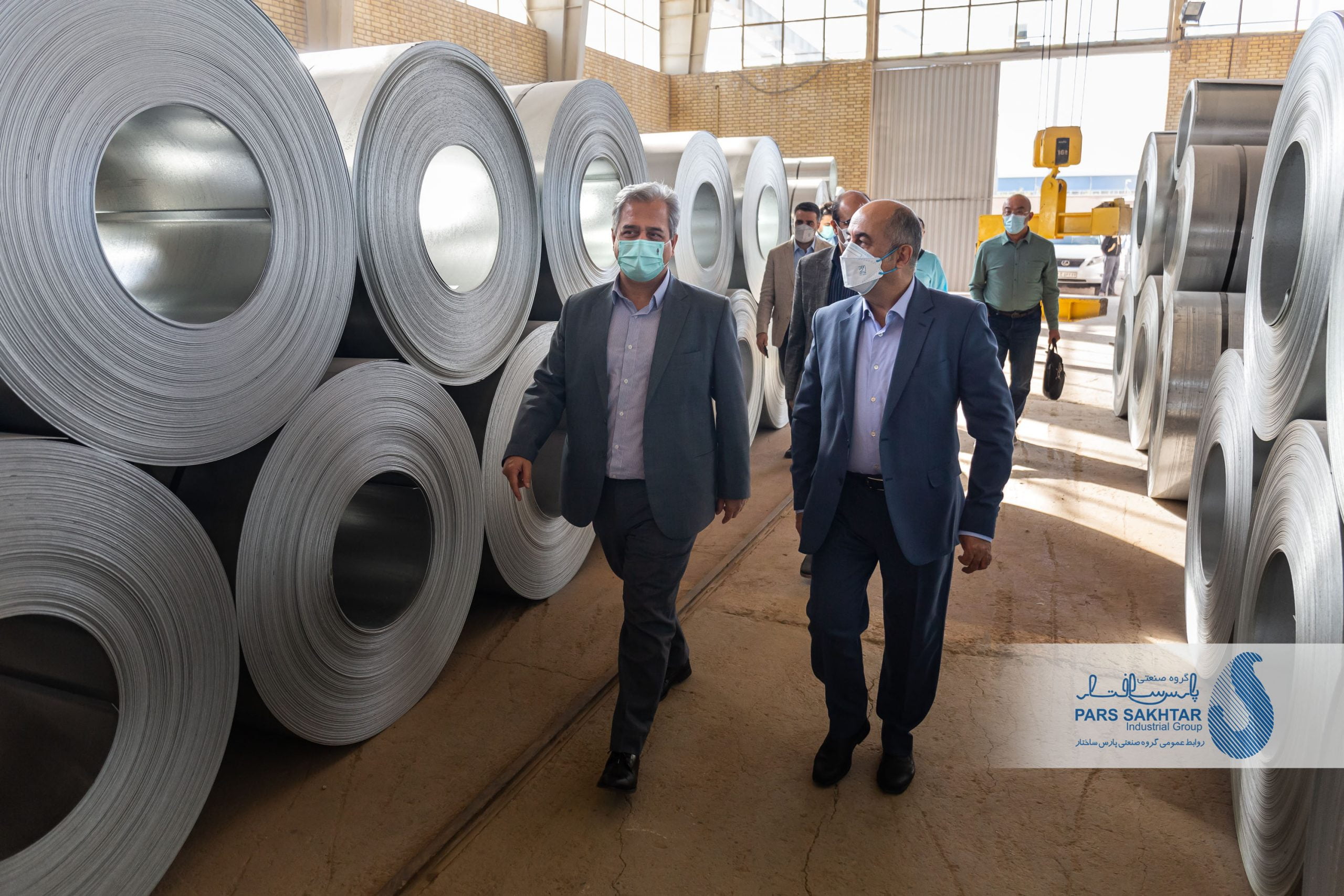 گزارش تصویری// بازدید یک هیات سرمایه گذار چینی از شرکت صنایع فولاد شهریار تبریز