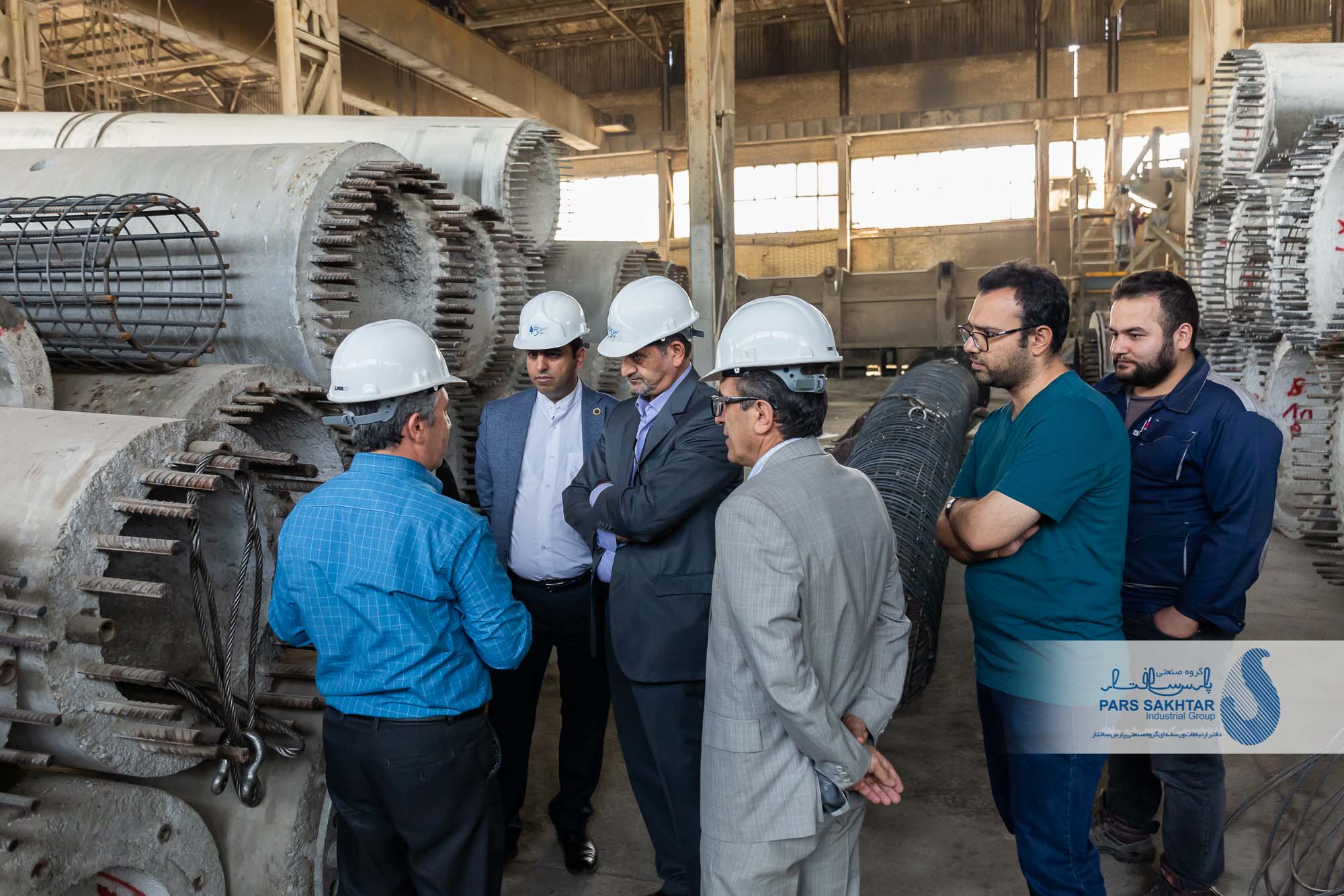 بازدید مدیران شرکت ورق گالوانیزه تاراز چهارمحال بختیاری از شرکت های گروه صنعتی پارس ساختار