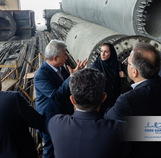 گزارش تصویری// بازدید جمعی از مدیران بانک پاسارگاد از شرکت پارس ساختار