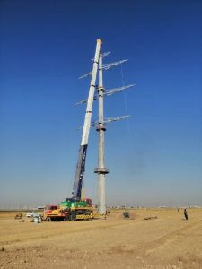 گزارش تصویری از عمليات احداث پروژه “خط انتقال ۴۰۰ کیلوولت دو مداره فولاد فراد – در شهر قروین” به همت همکاران متخصص و تلاشگر شرکت پارس ساختار 📸ارسالی از همکار محترم آقای خانی  💎پارس ساختار نماد تلاش و پویایی