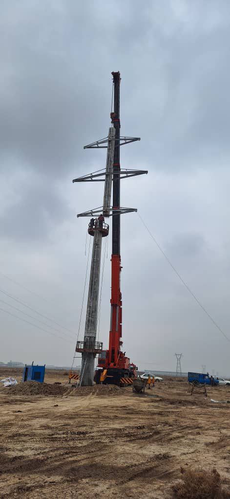 گزارش تصویری از ادامه عمليات احداث پروژه “فونداسيون، تهيه و نصب برج و سيم کشي خط دومداره دوسيمه ۱۳۲ كيلوولت پست آذر به پست بعثت تبریز” به همت همکاران متخصص و تلاشگر شرکت پارس ساختار   💎پارس ساختار نماد تلاش و پویایی